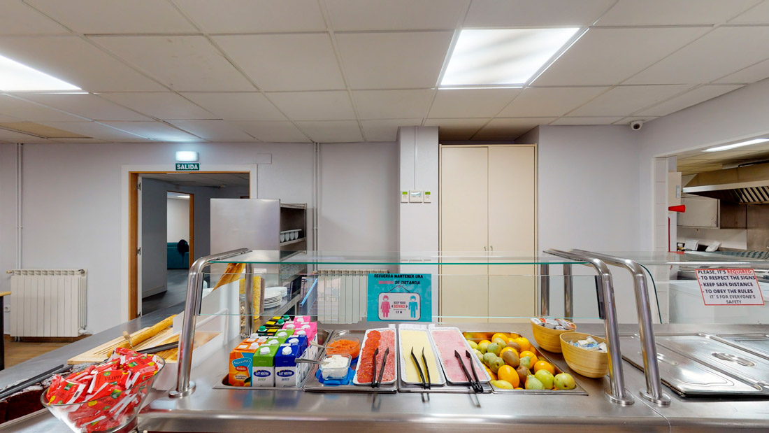 Comedor de la Residencia Universitaria de Tagaste en Barcelona