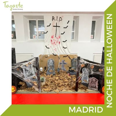 decoración de tagaste madrid para la noche de halloween