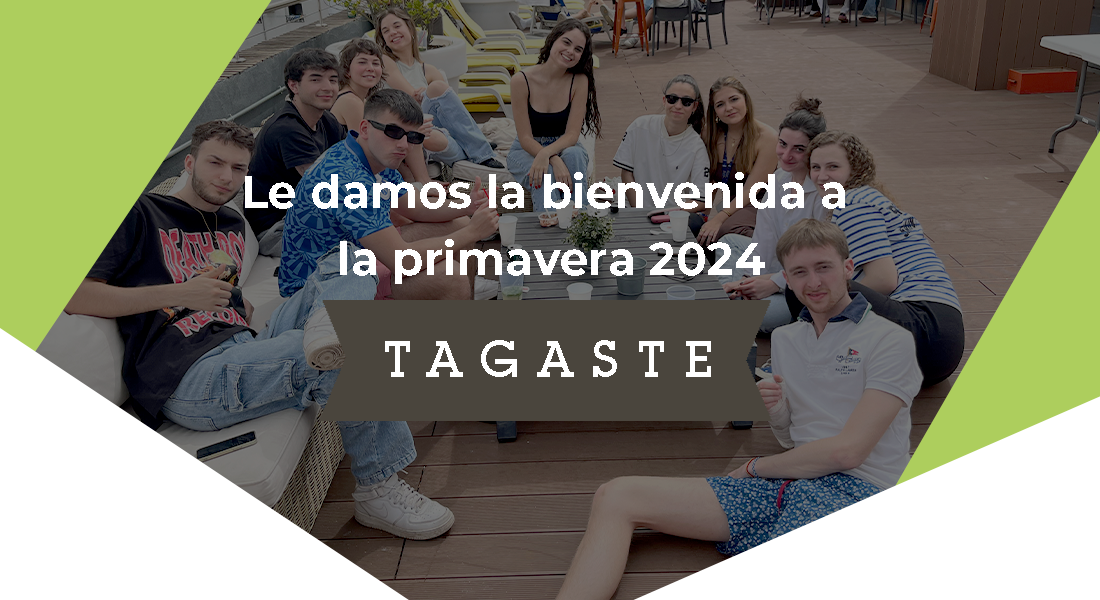 Chicos de Tagaste en la terraza